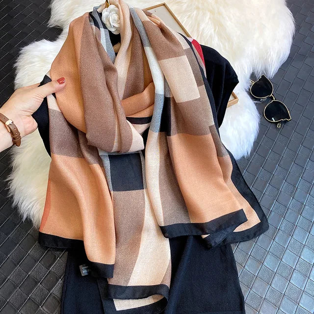 Meca Checked Scarf