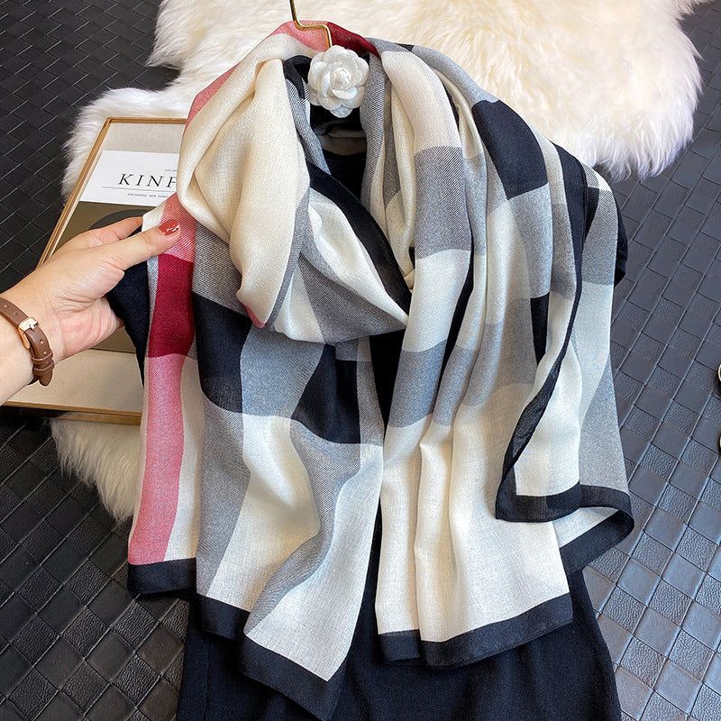 Meca Checked Scarf