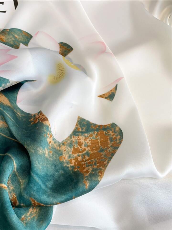 Floral Fantasia Silk Stole