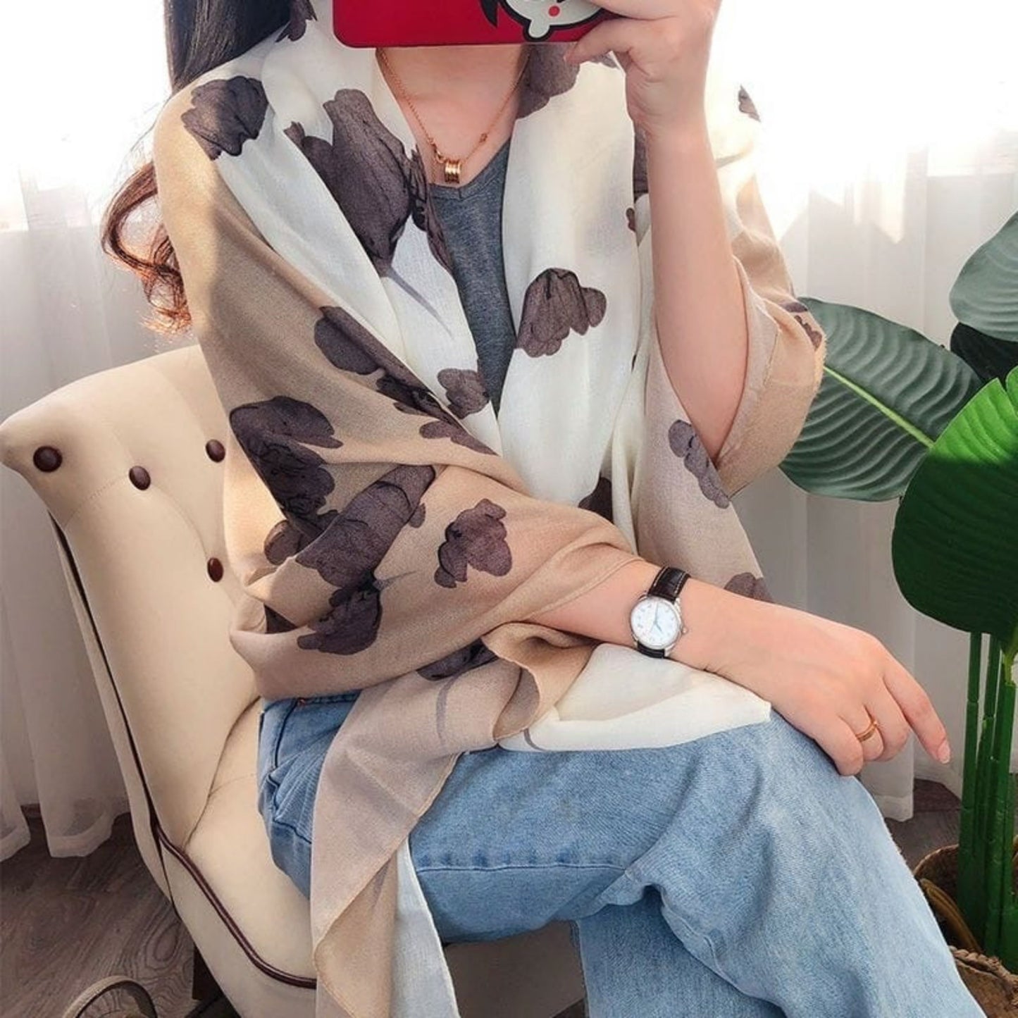 Javi Luxury Printed Scarf