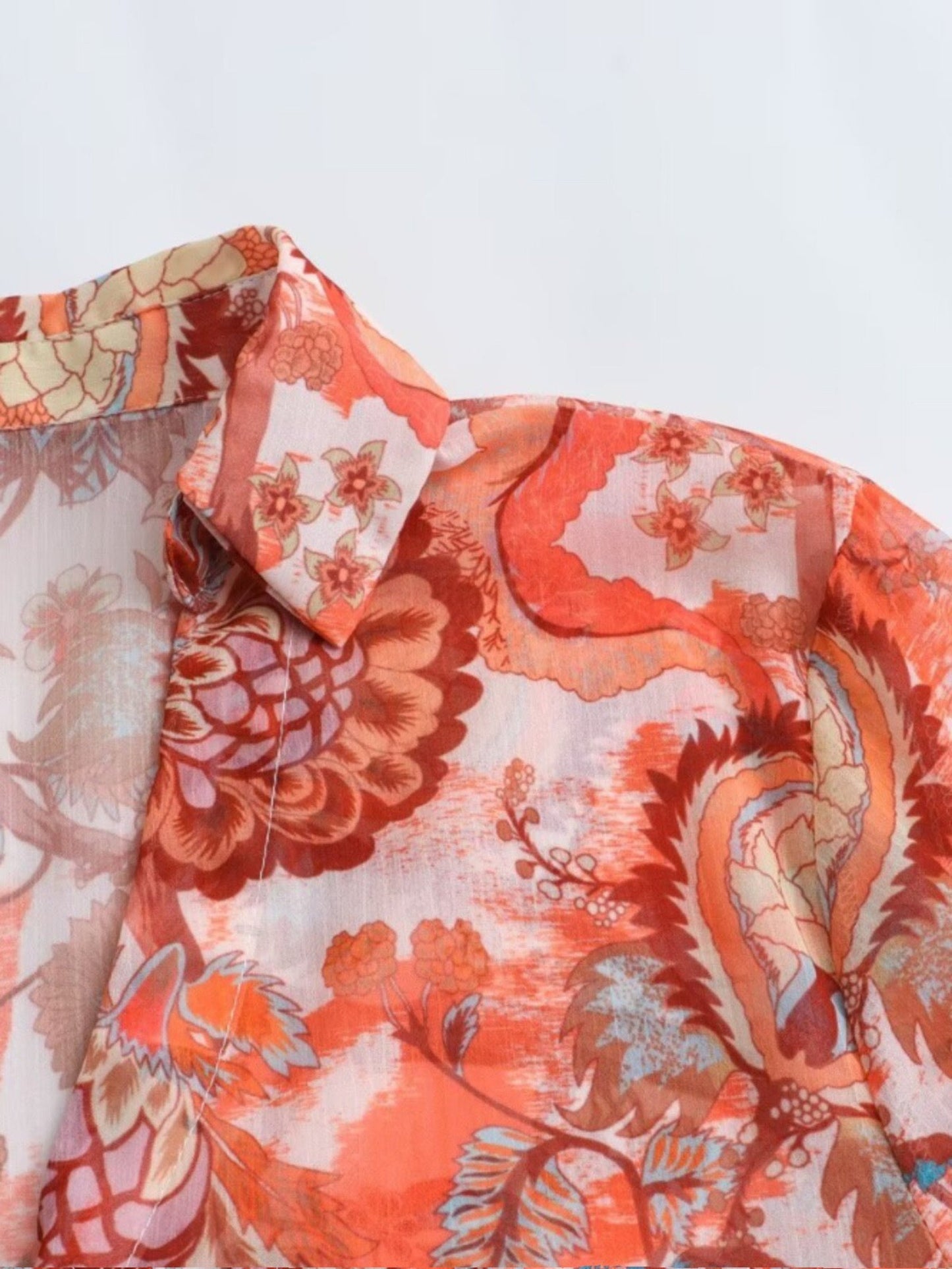 Magsta Sheer Printed Shirt