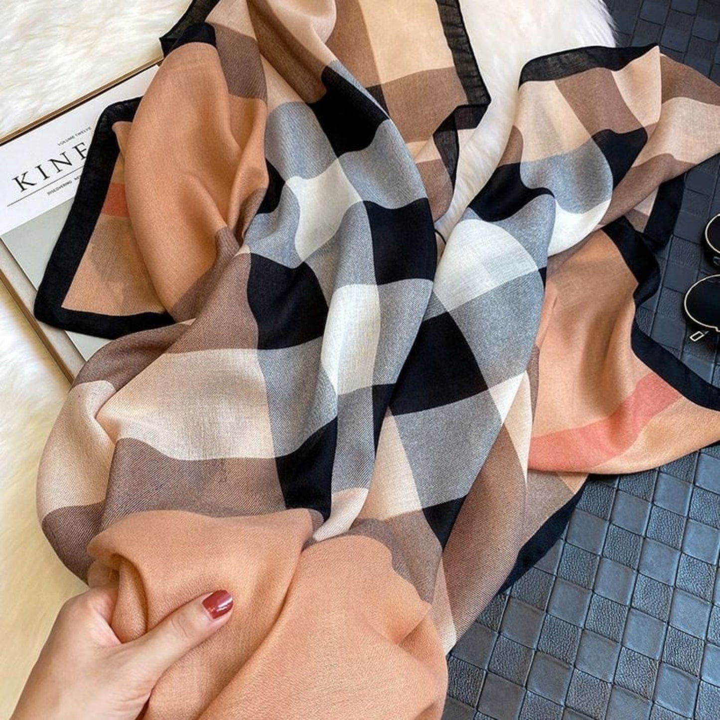 Meca Checked Scarf