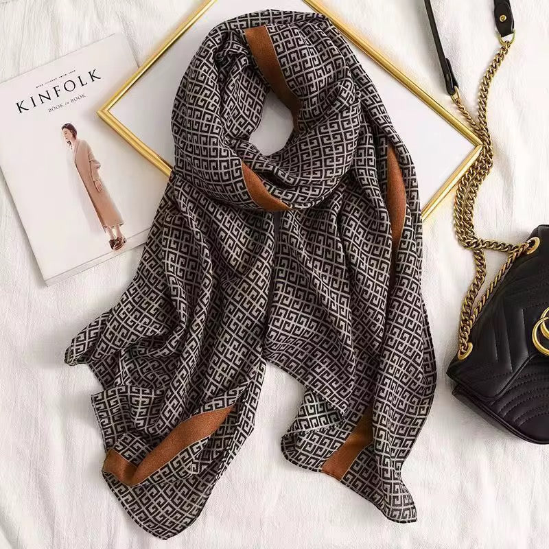 Urban Maze Cotton Stole