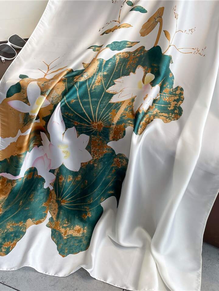Floral Fantasia Silk Stole