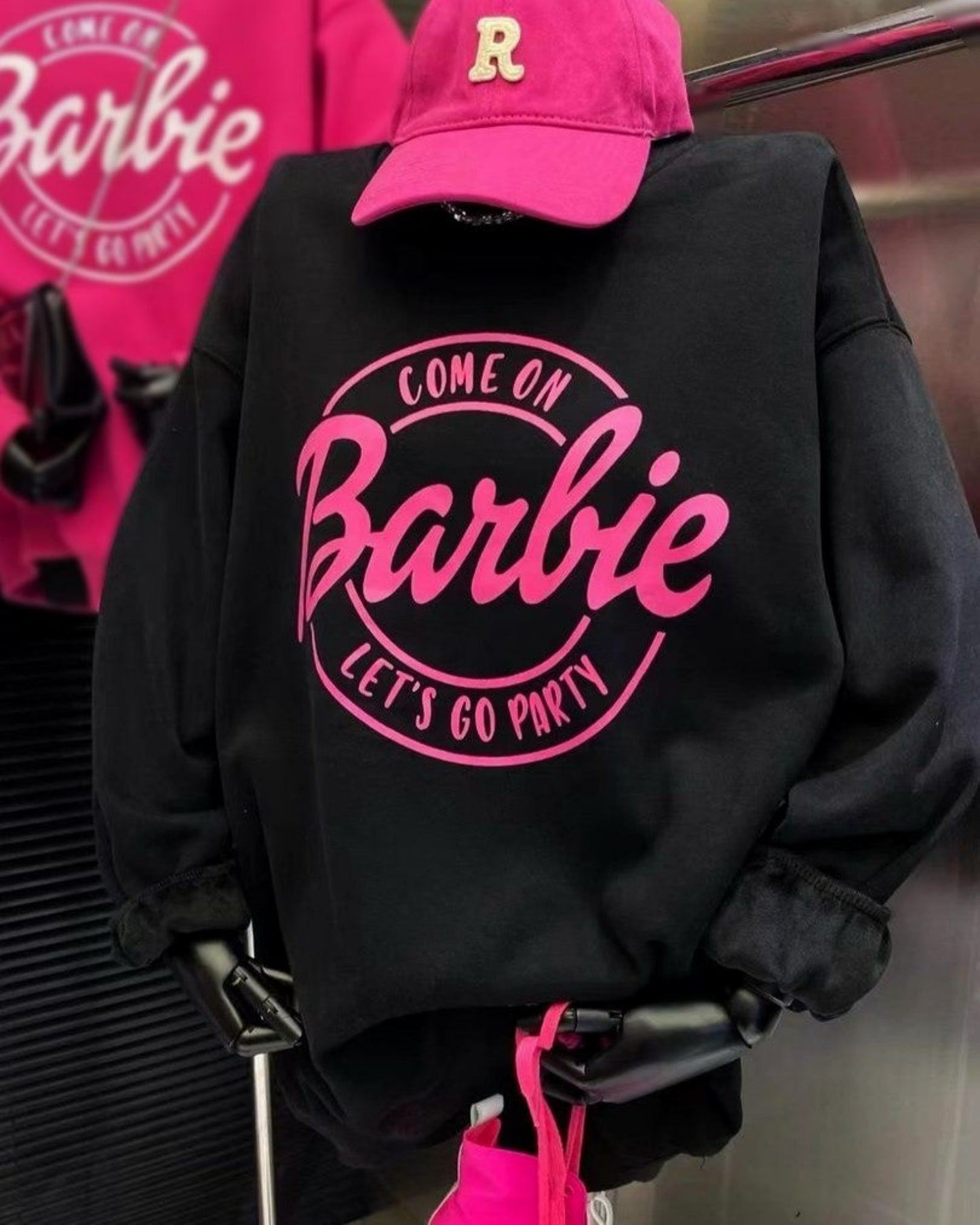 Oversized Barbie Sweatshirts