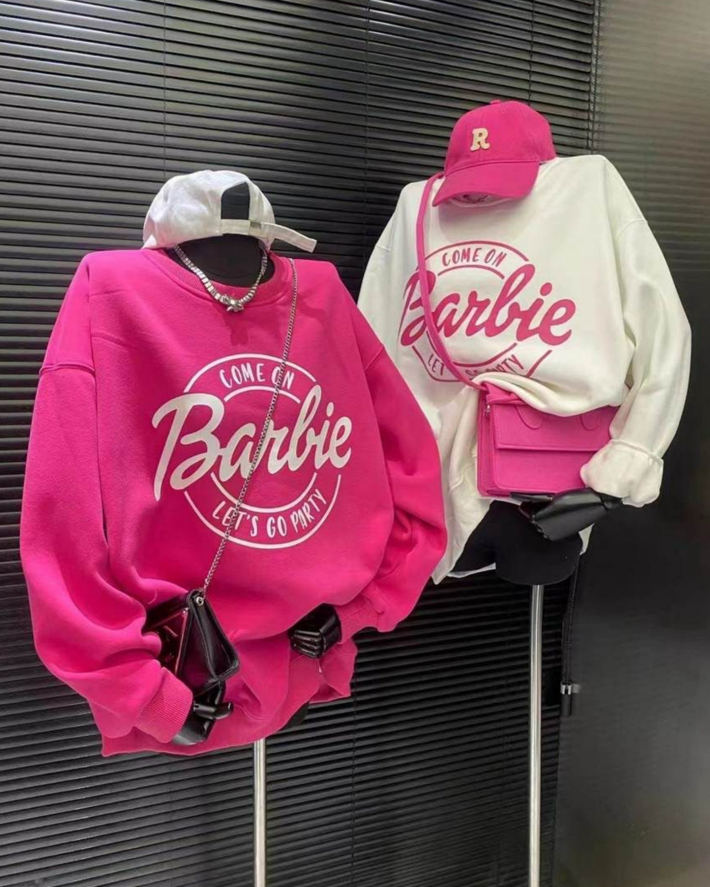 Oversized Barbie Sweatshirts
