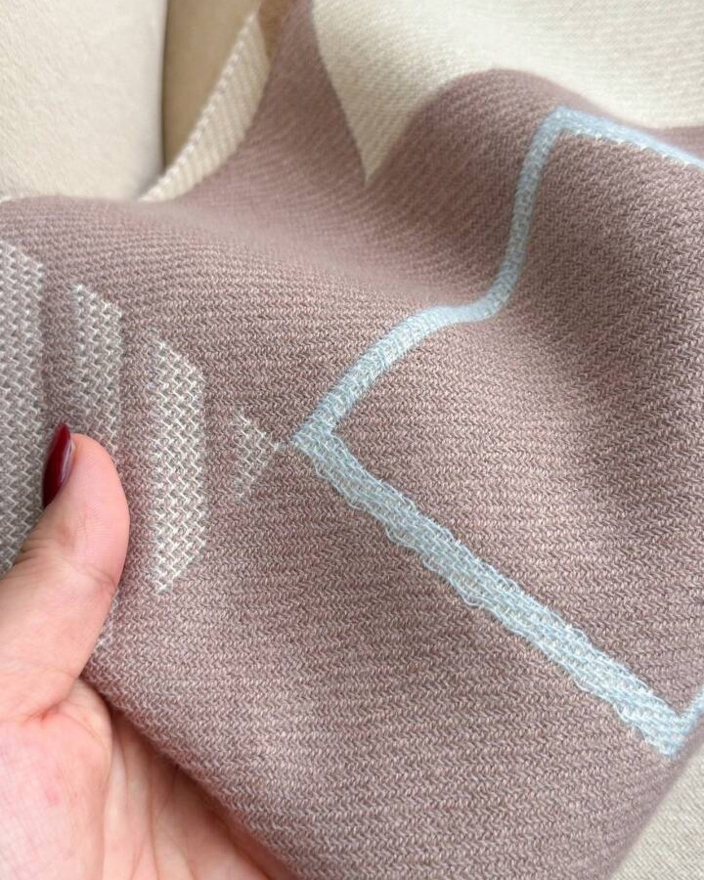 Chic Reversible Winter Poncho Shawl & Oversized Scarf