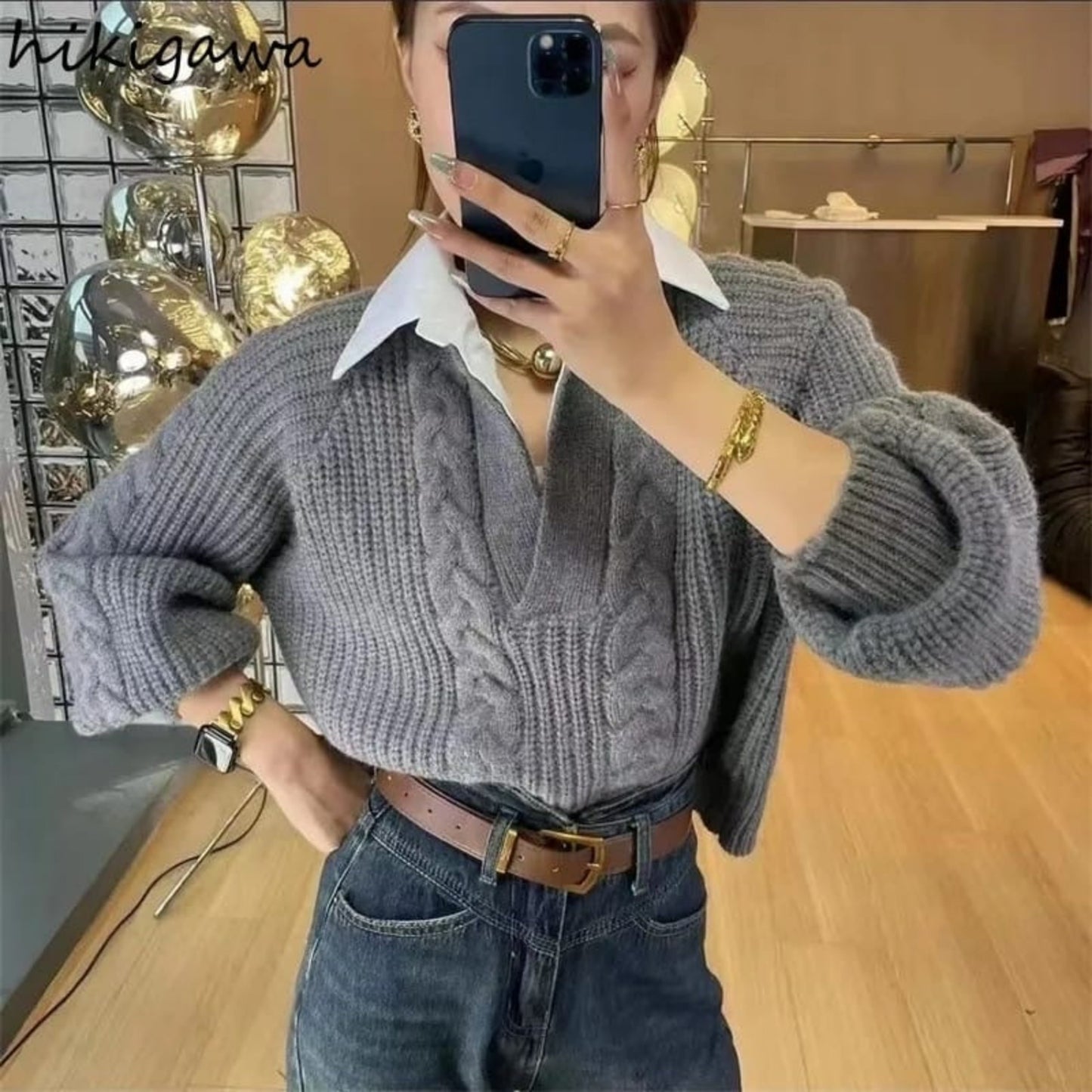 Jacob Cable Knit Sweater