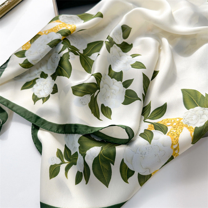 Biz Opulent Bloom Satin Scarf