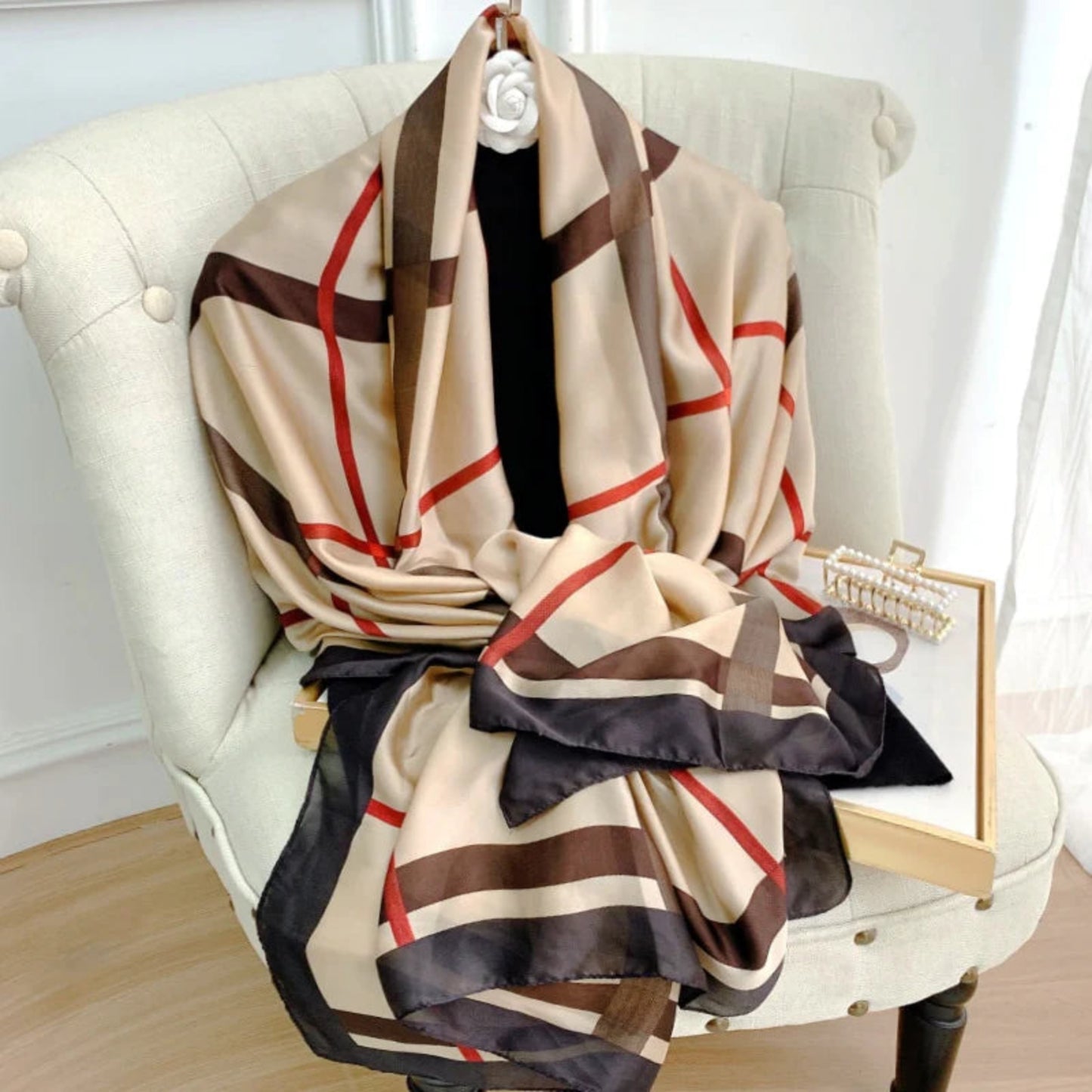 Gracia Canvas Silk Stole