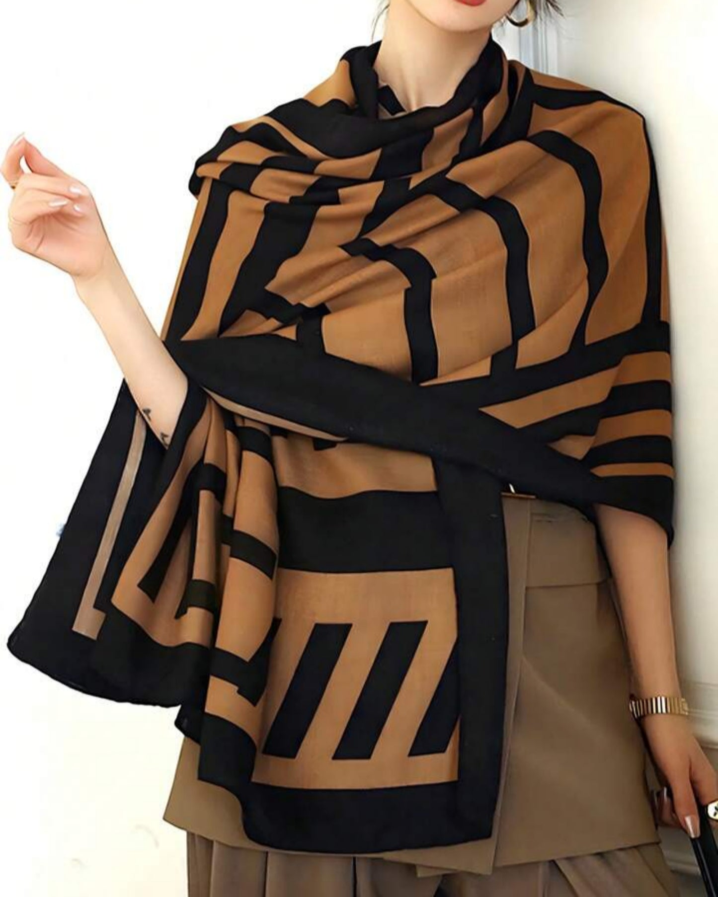 Empire Stride Cotton Stole