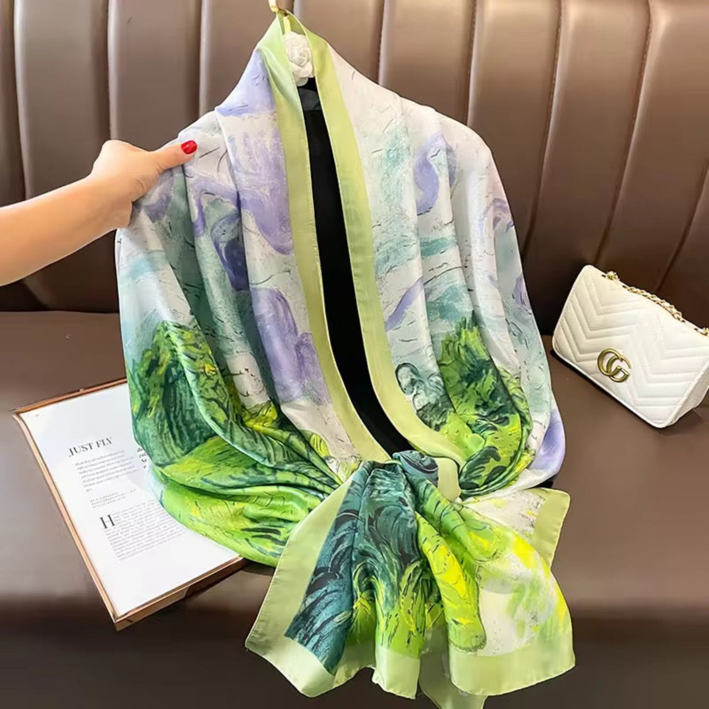 Pastel Meadow Luxe Stole
