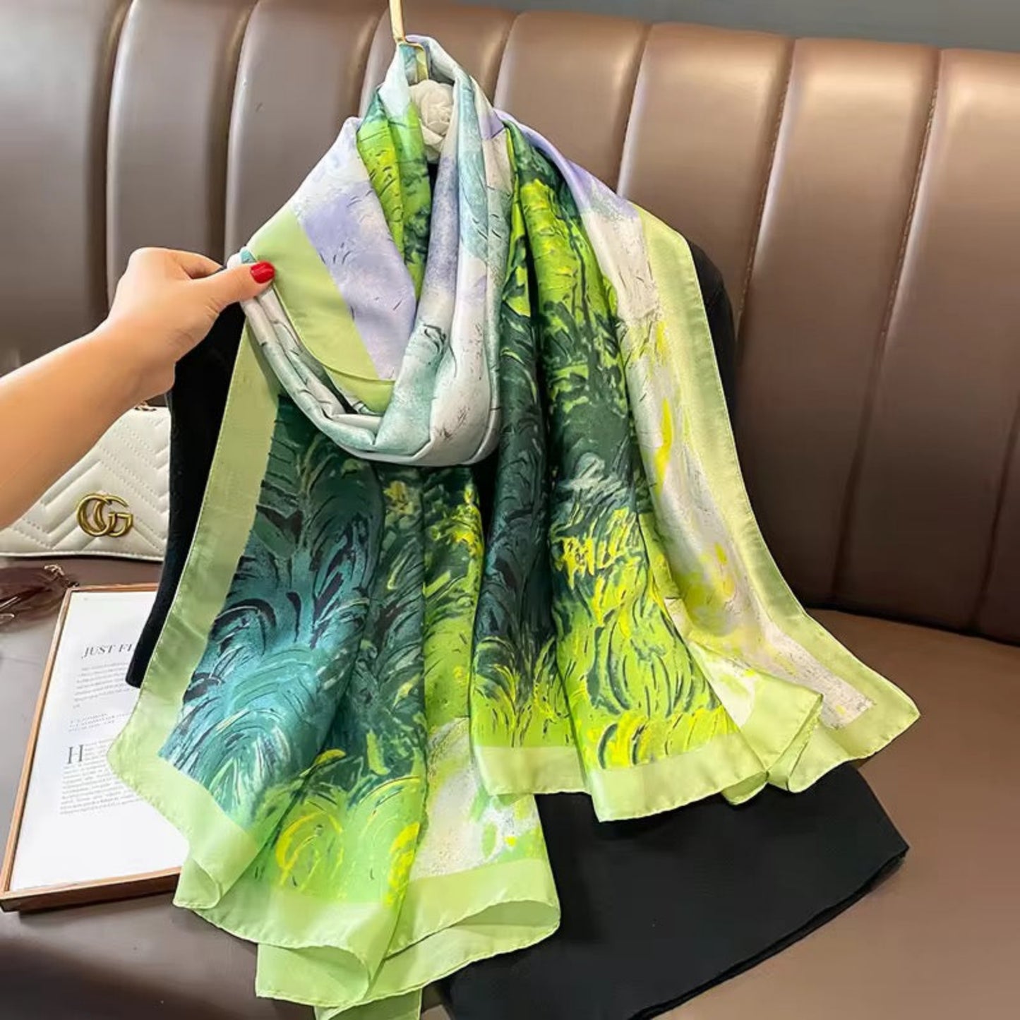 Pastel Meadow Luxe Stole