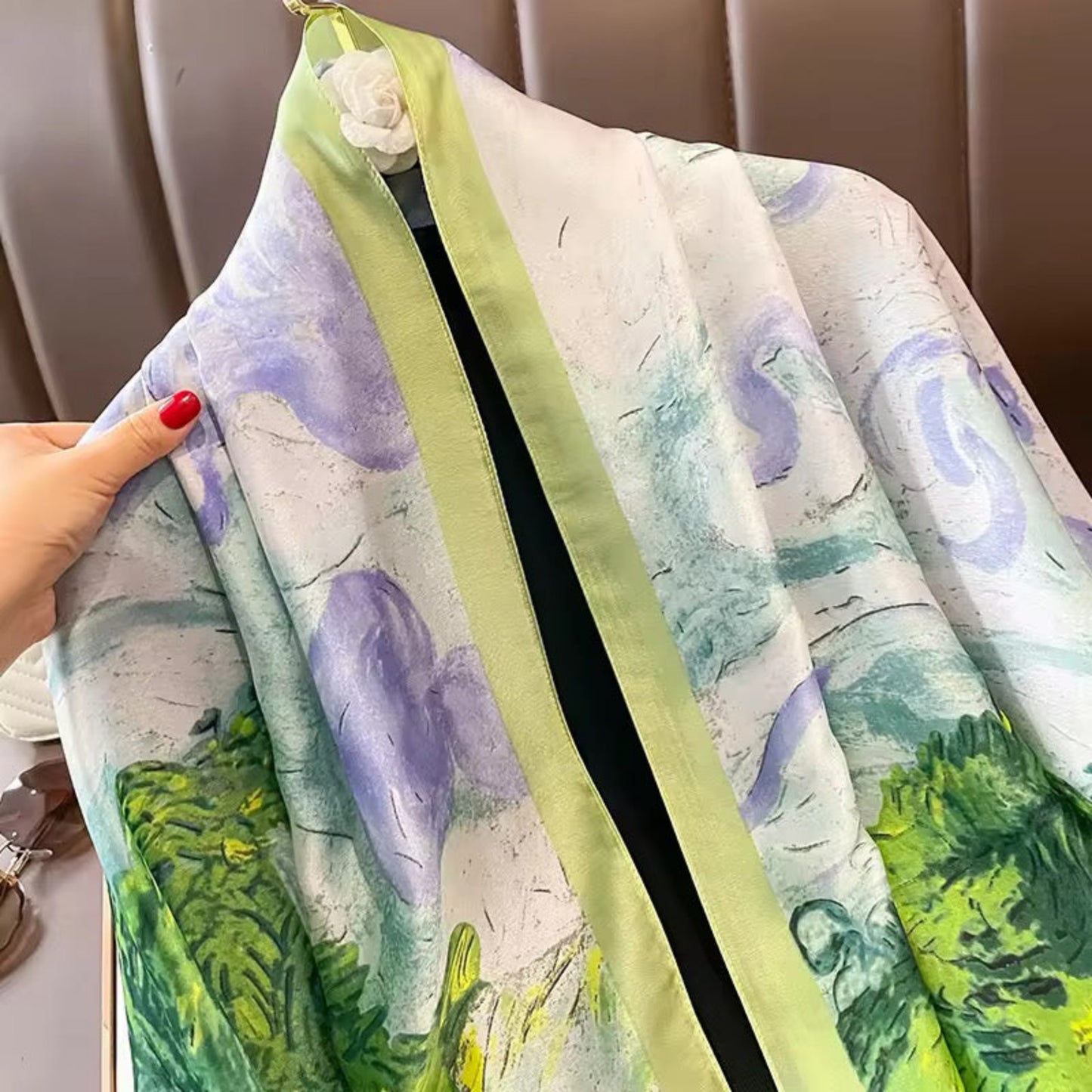 Pastel Meadow Luxe Stole