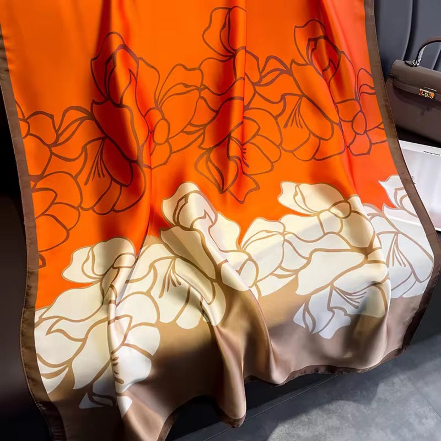 Saffron Bloom Luxe Stole