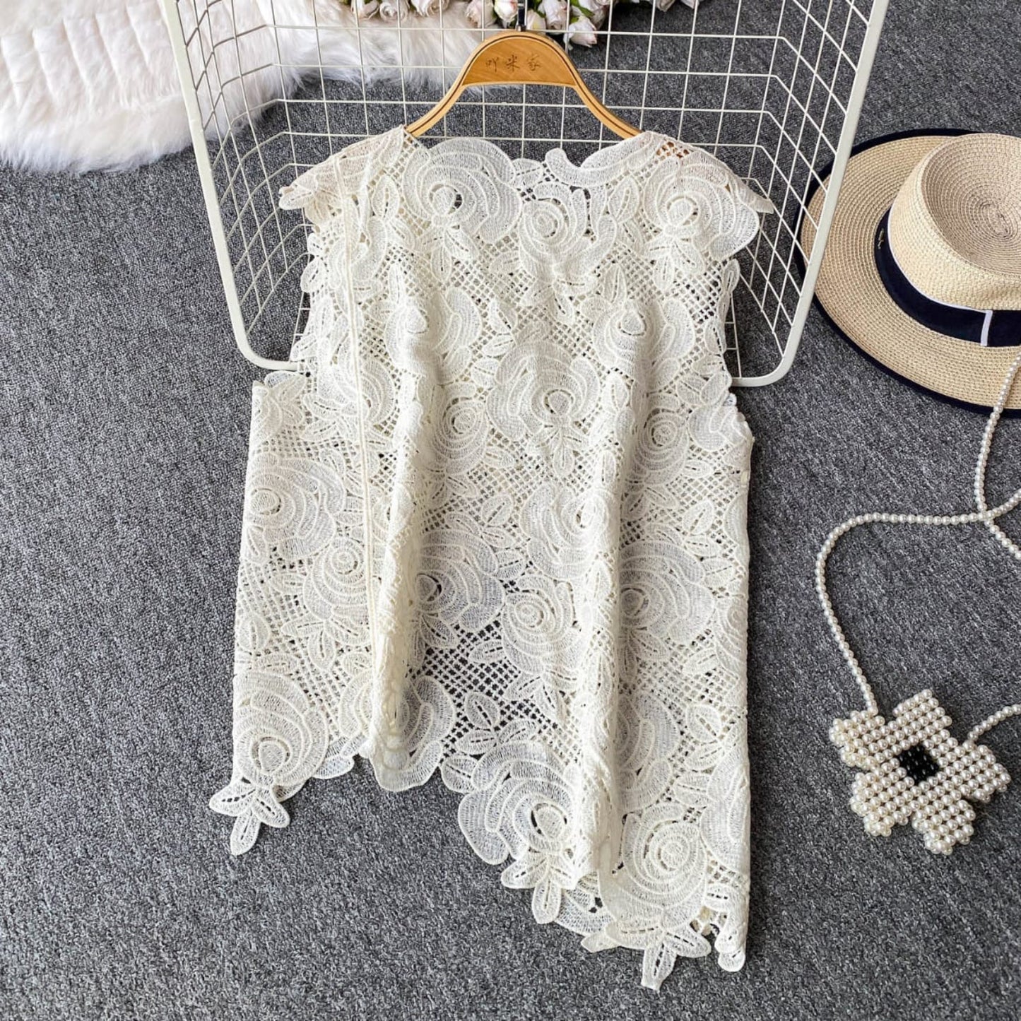 Tia Blossom Crochet Top