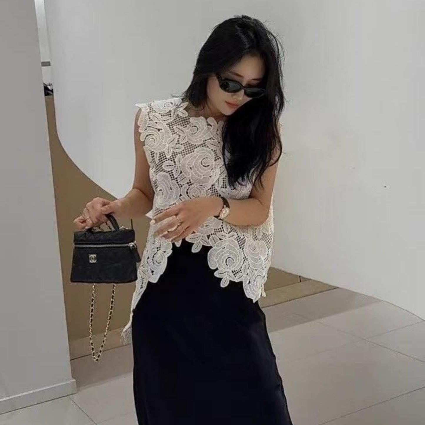 Tia Blossom Crochet Top