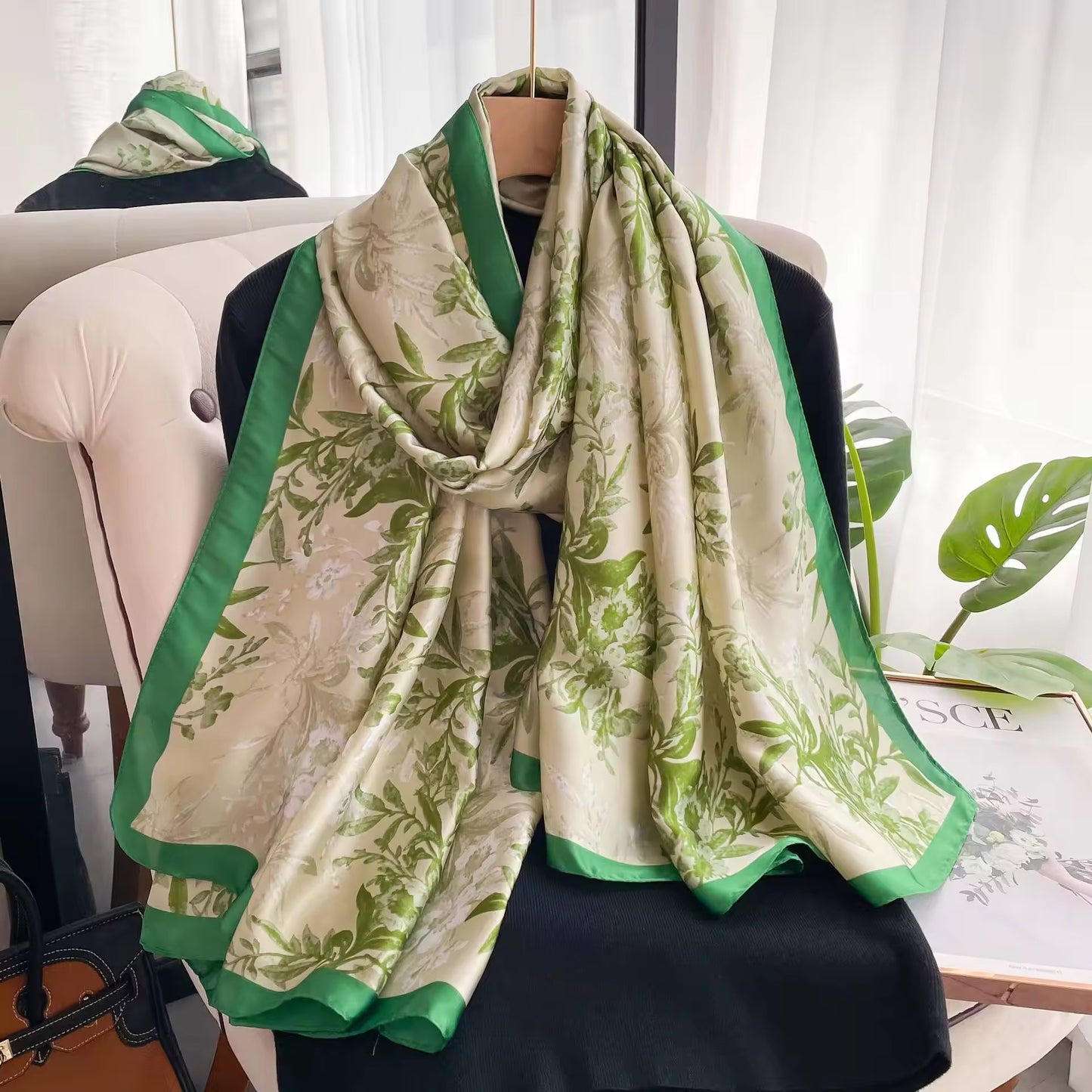 Verdant Whisper Luxe Stole