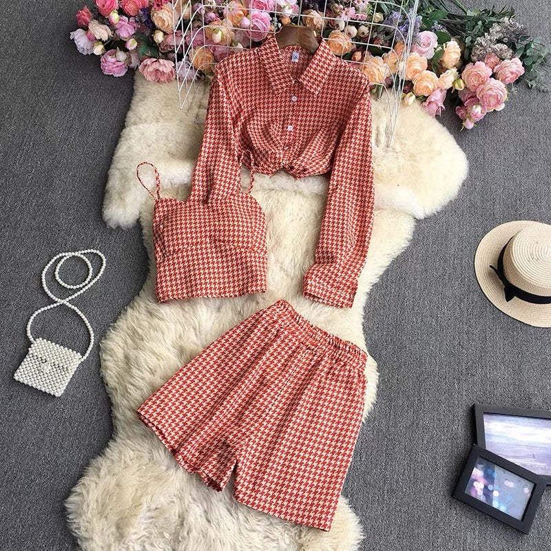 Gramim Plaid 3 Pieces Set