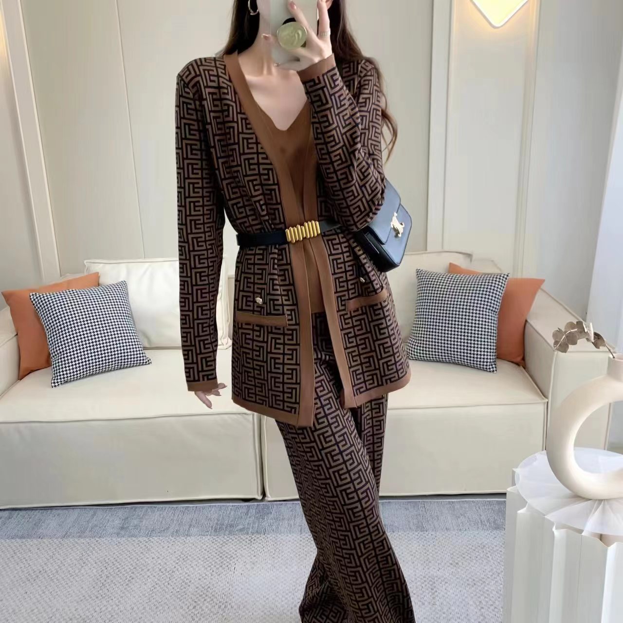 Moir 3 pieces Co ord set