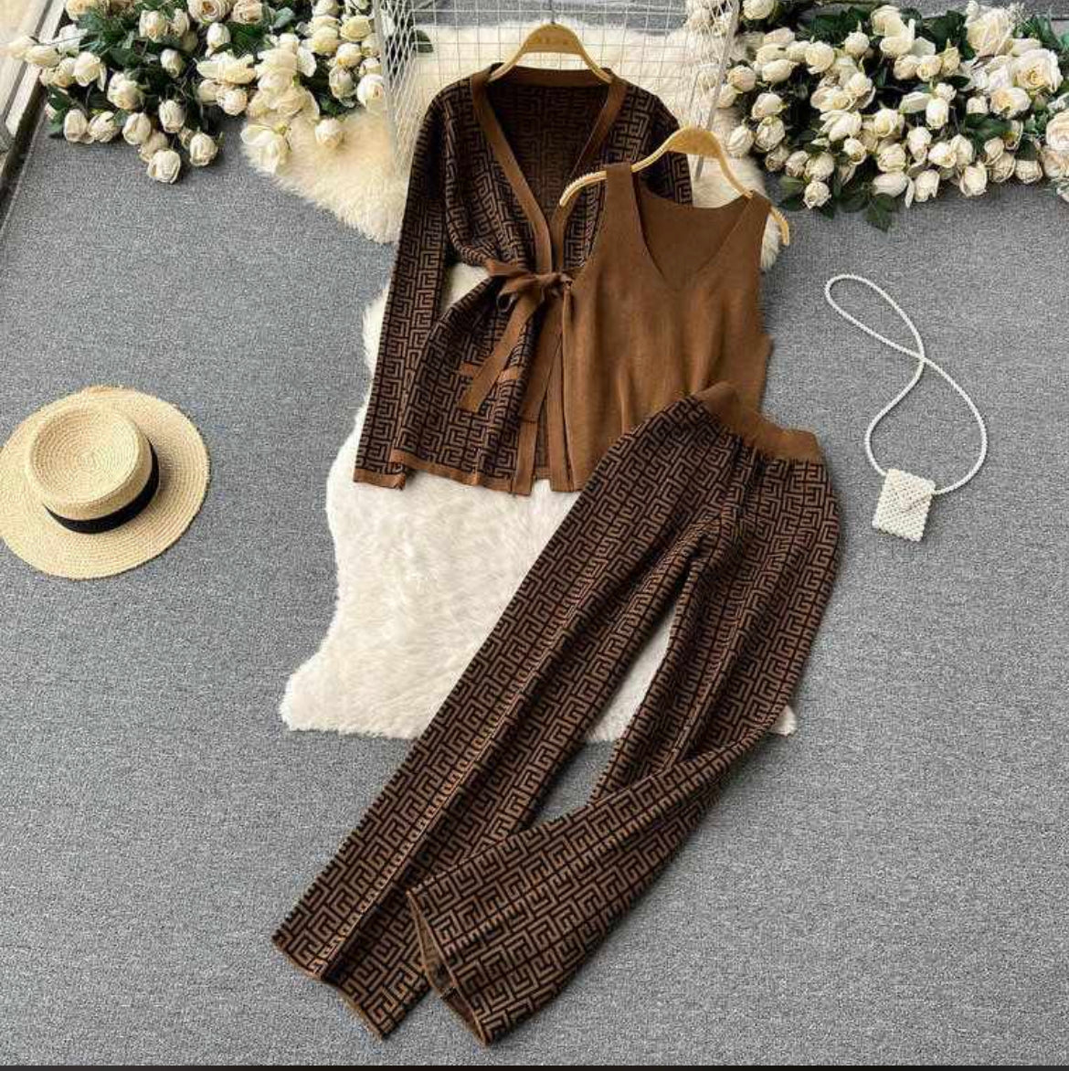 Moir 3 pieces Co ord set