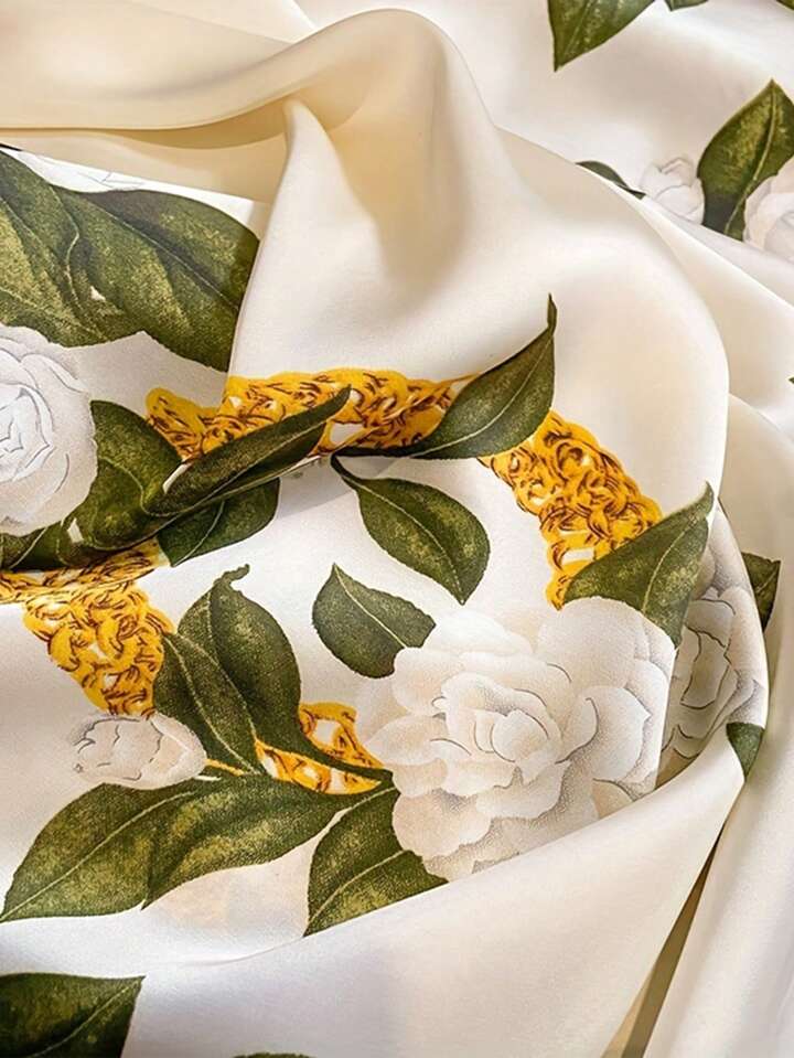 Biz Opulent Bloom Satin Scarf