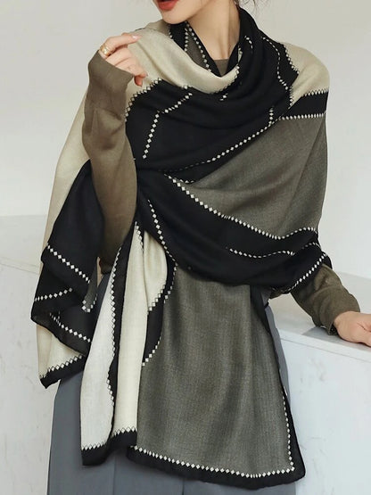 Art Deco Chevron Cotton Wrap