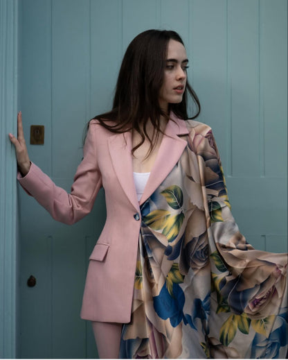 Leni Floral Silk Stole