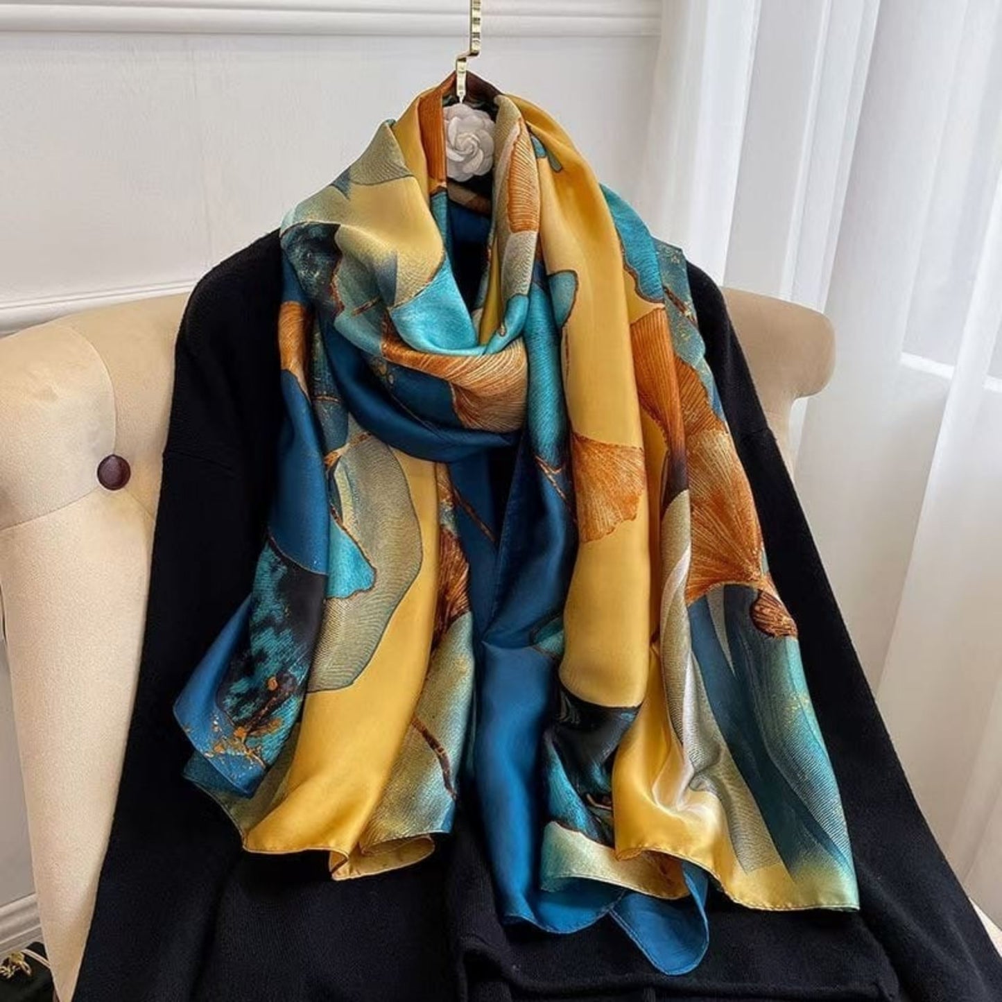 Boxy Luscious Silk Scarf