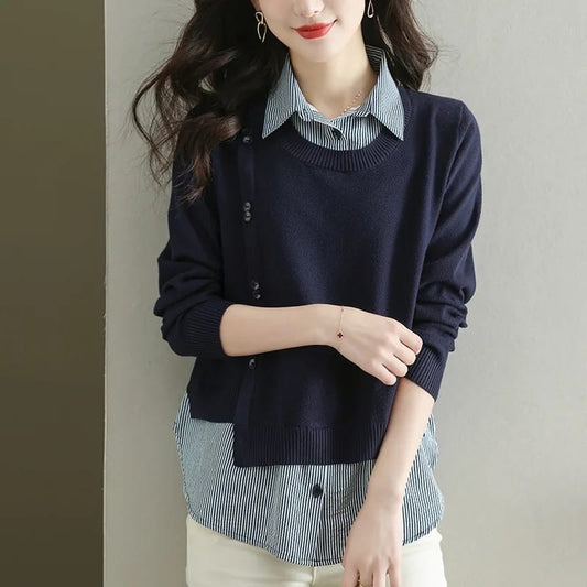 Beth Korean Shirt Sweater