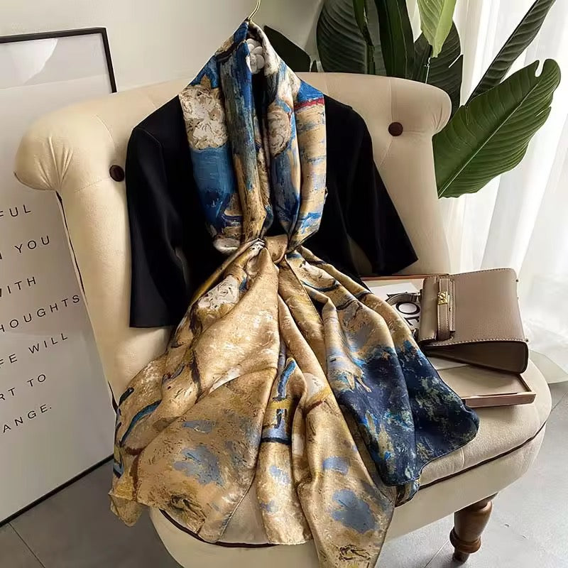 Ivy Luxury Silk Scarf