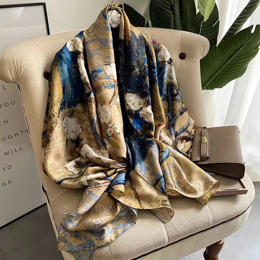 Ivy Luxury Silk Scarf