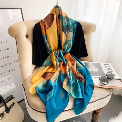 Boxy Luscious Silk Scarf