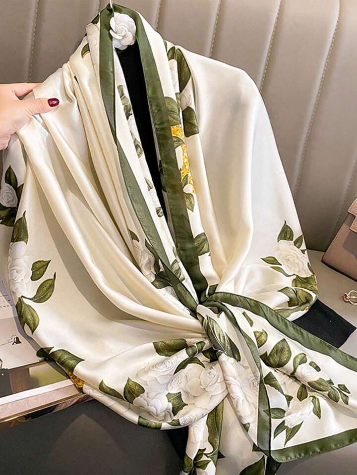 Biz Opulent Bloom Satin Scarf