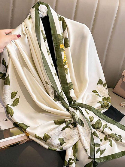 Biz Opulent Bloom Satin Scarf