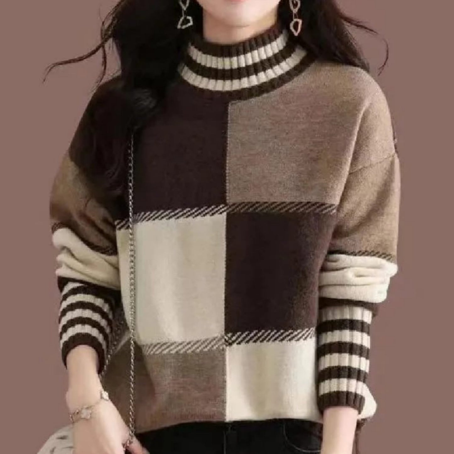 Cary High Neck Sweater