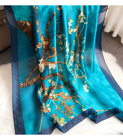 Azure Blossom Stole
