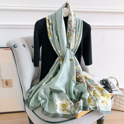 Sage Magnolia Bloom Stole
