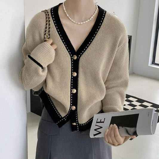 Regena Buttoned Sweaters