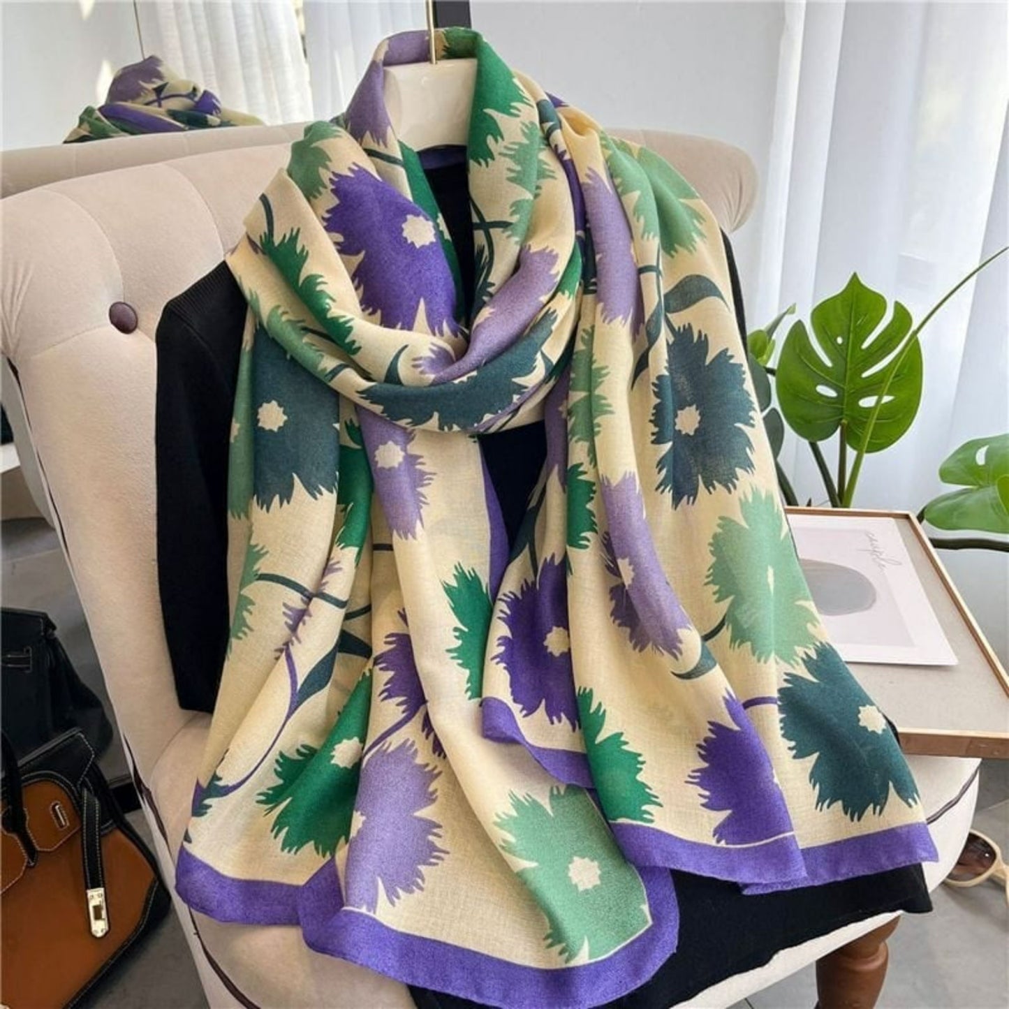 Betty Floral Print Scarf