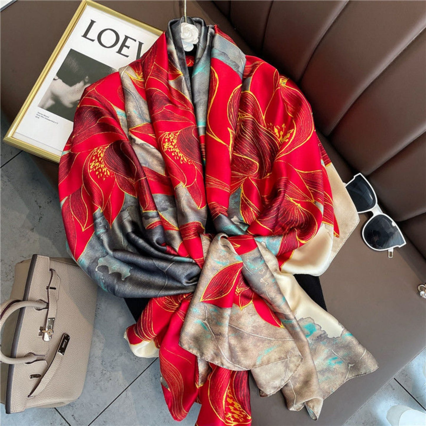 Boxy Luscious Silk Scarf