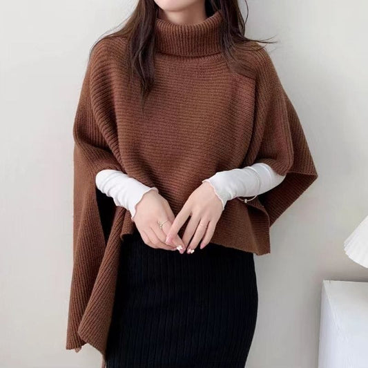 Bree Turtle Neck Cape