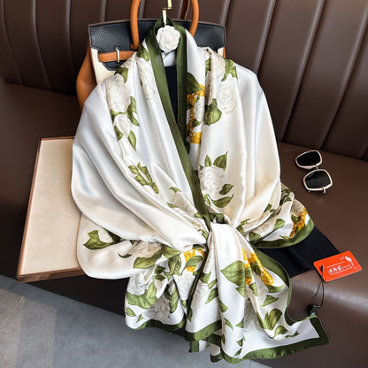 Biz Opulent Bloom Satin Scarf