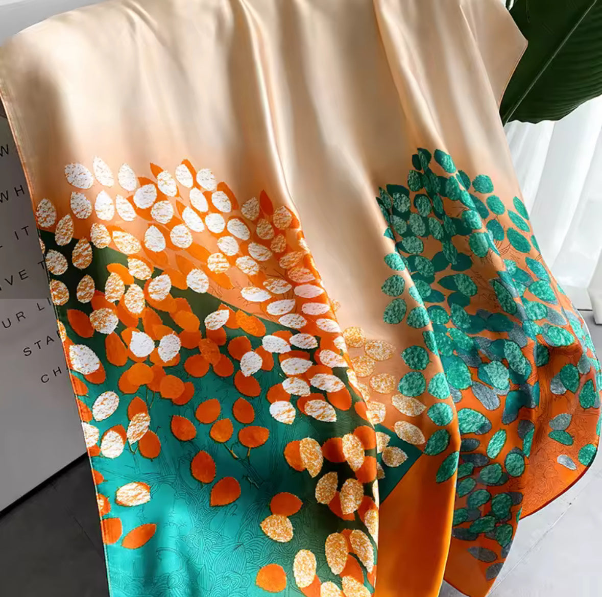 Maze Luxury Silk Scarf