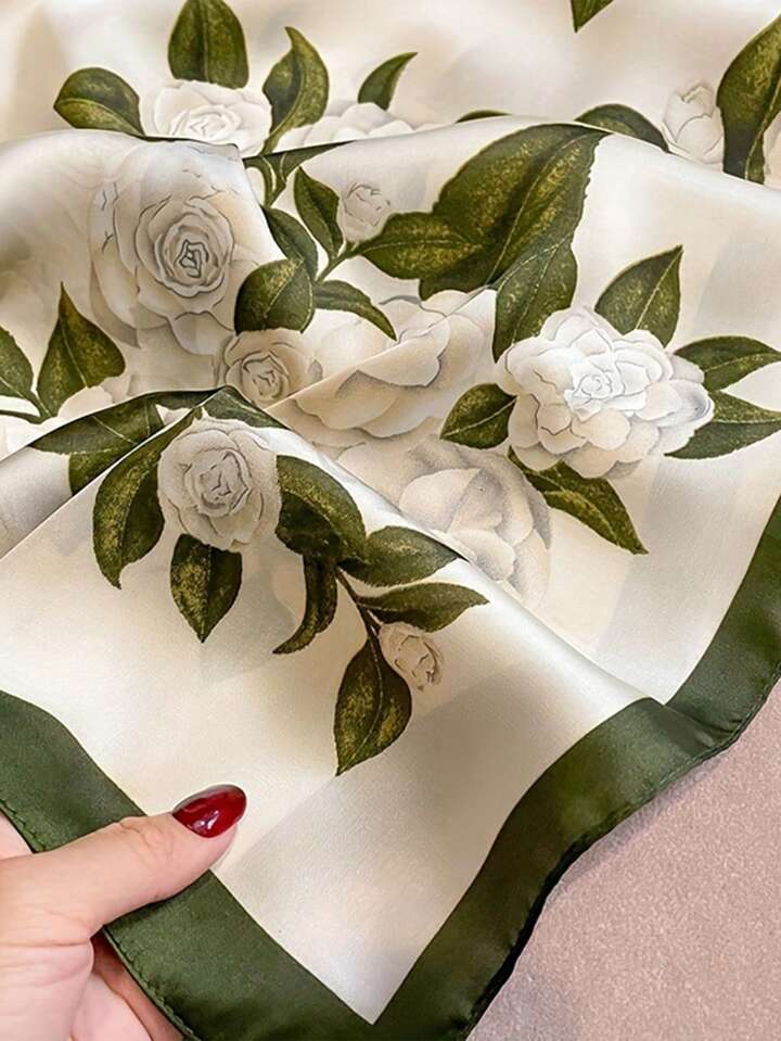 Biz Opulent Bloom Satin Scarf