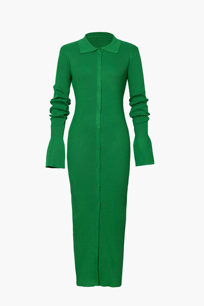 Jessi Buttoned Bodycon Dress