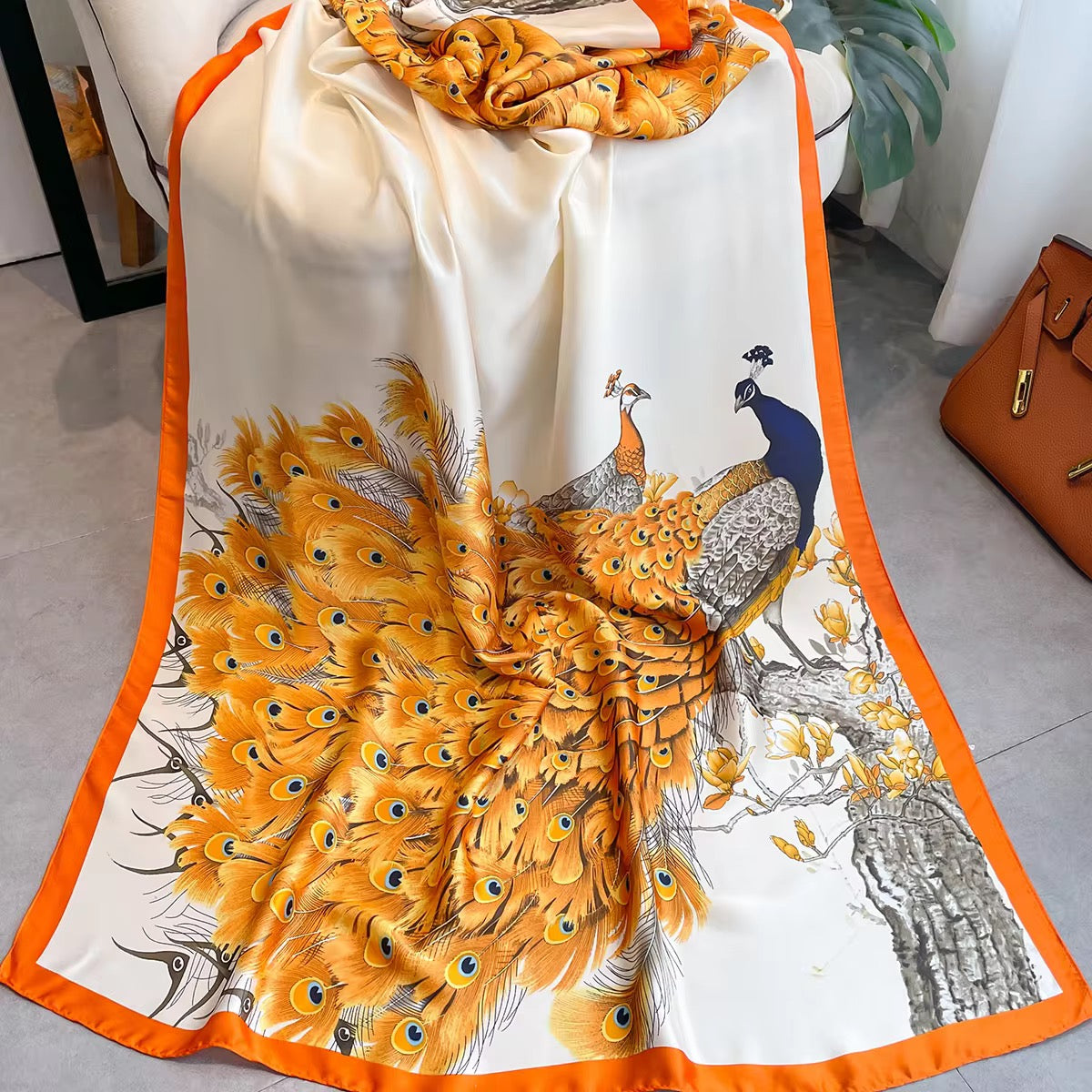 Amber Plume Luxe Stole
