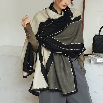 Art Deco Chevron Cotton Wrap