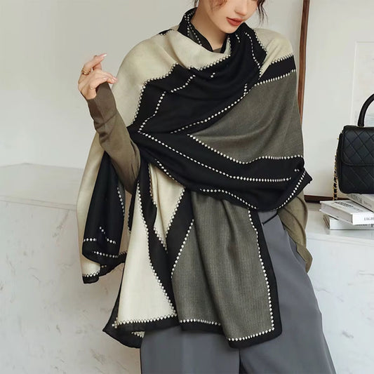 Art Deco Chevron Cotton Wrap