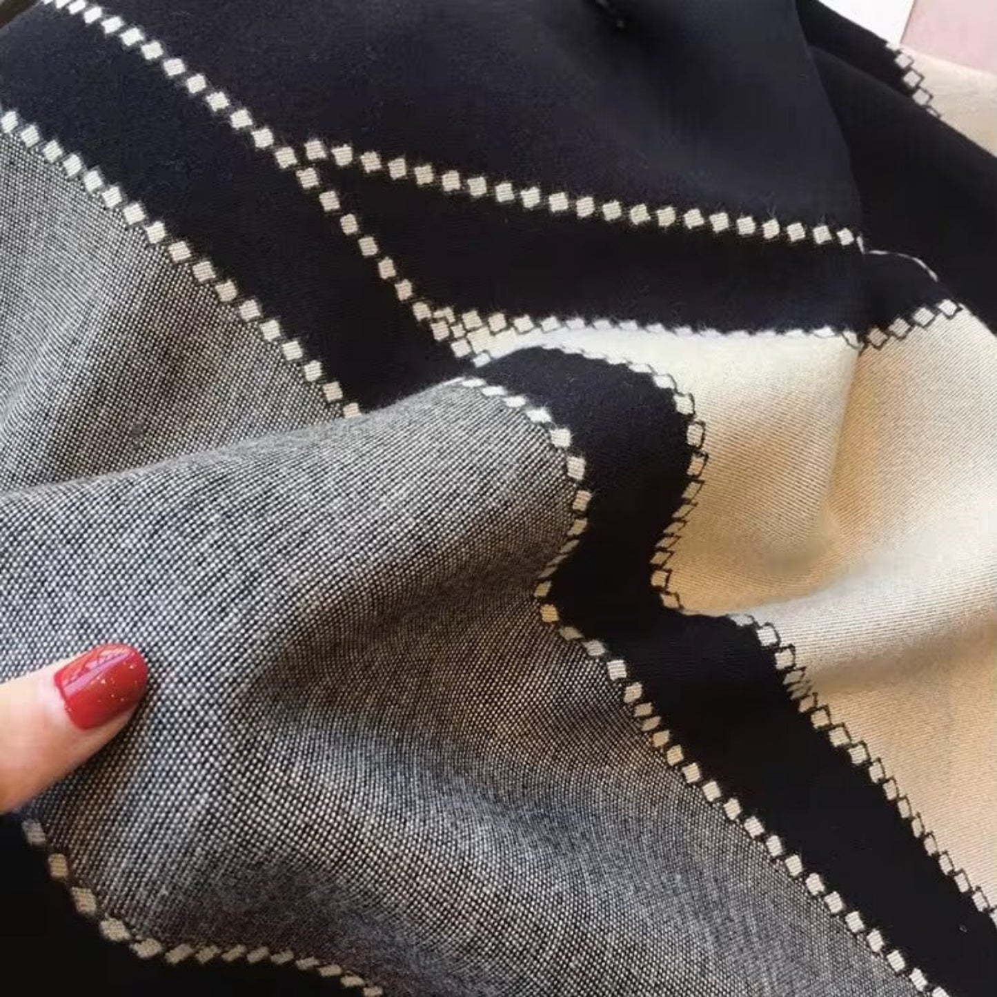 Art Deco Chevron Cotton Wrap